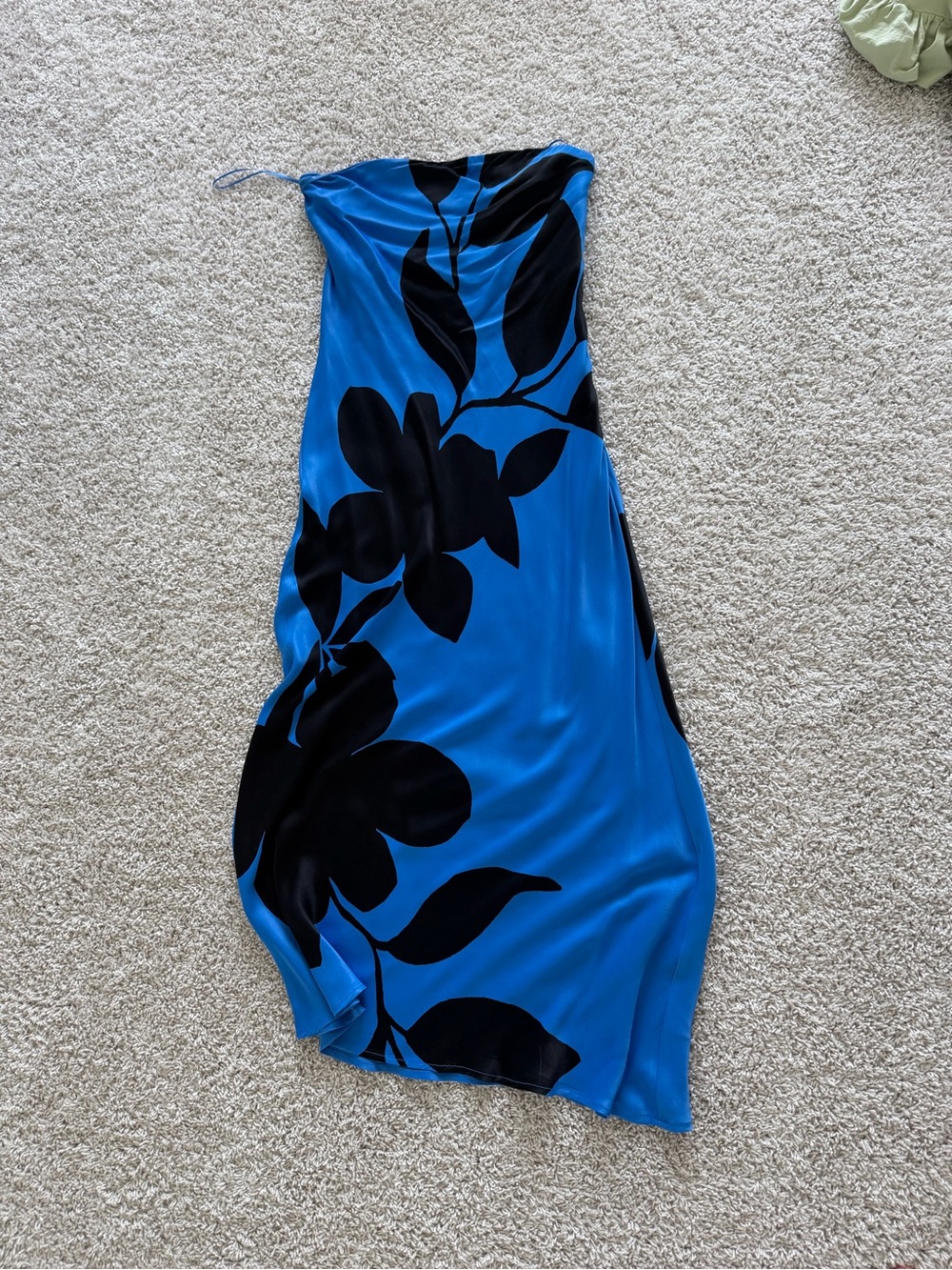 Fleur satin maxi slip
